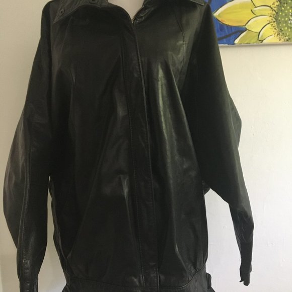 Givodi Giorgio by Comint -Vintage Leather Jacket - Picture 2 of 2